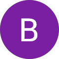 Purple circle with letter B