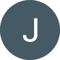 Letter J on grey background