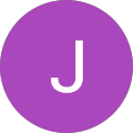 Purple circle with white letter J
