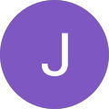 Initial J on purple background