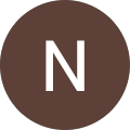 Brown circle with letter N